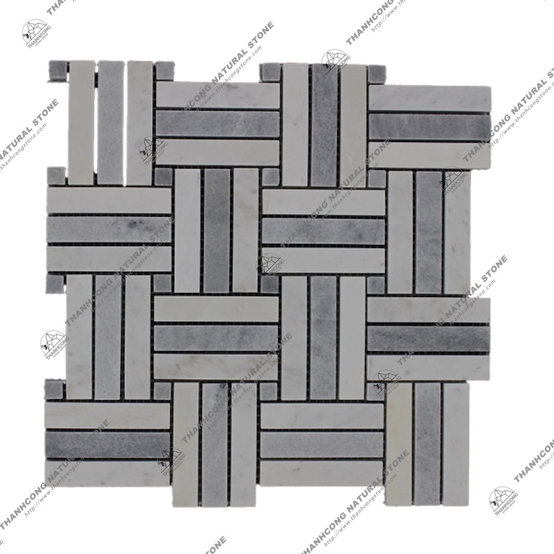 Silver Grey Mosaic Tile