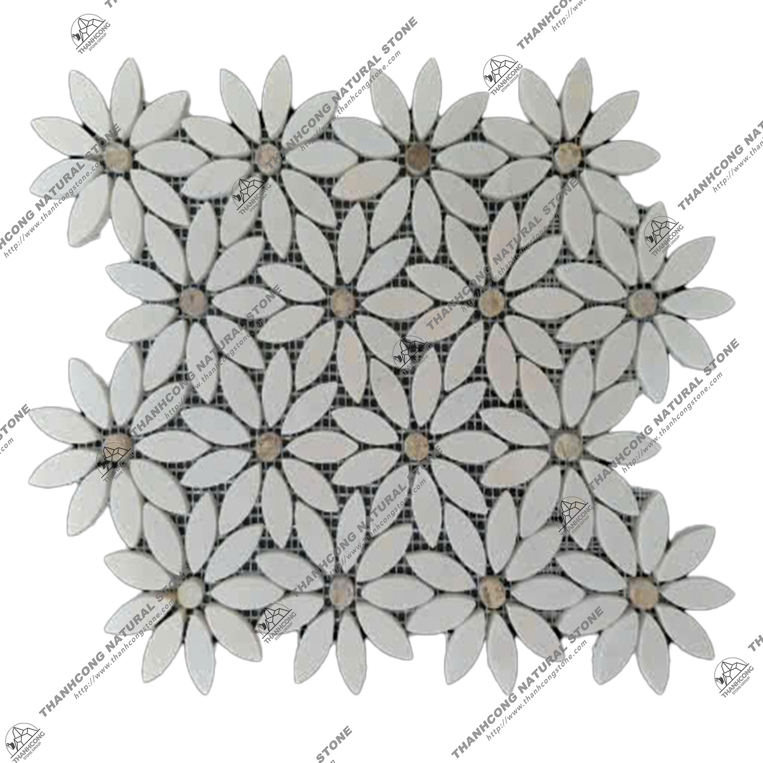 White Mosaic Tiles